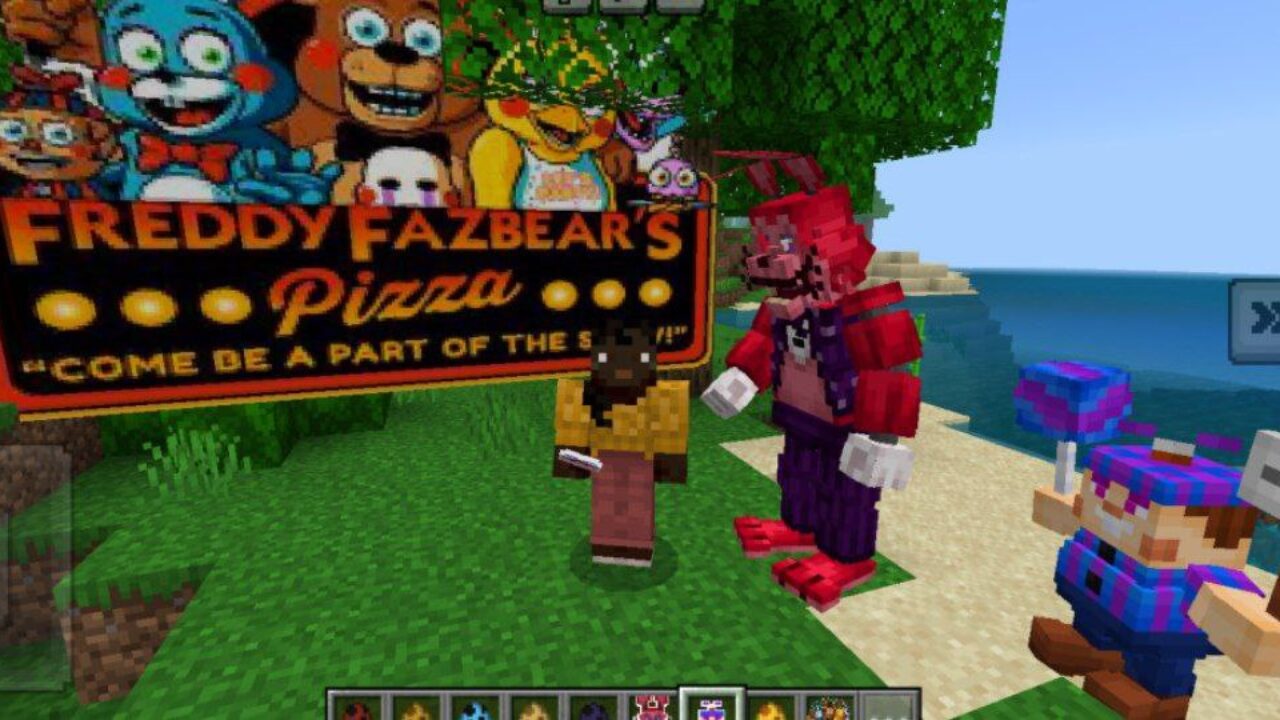 FNAF Decorations Mod for Minecraft PE