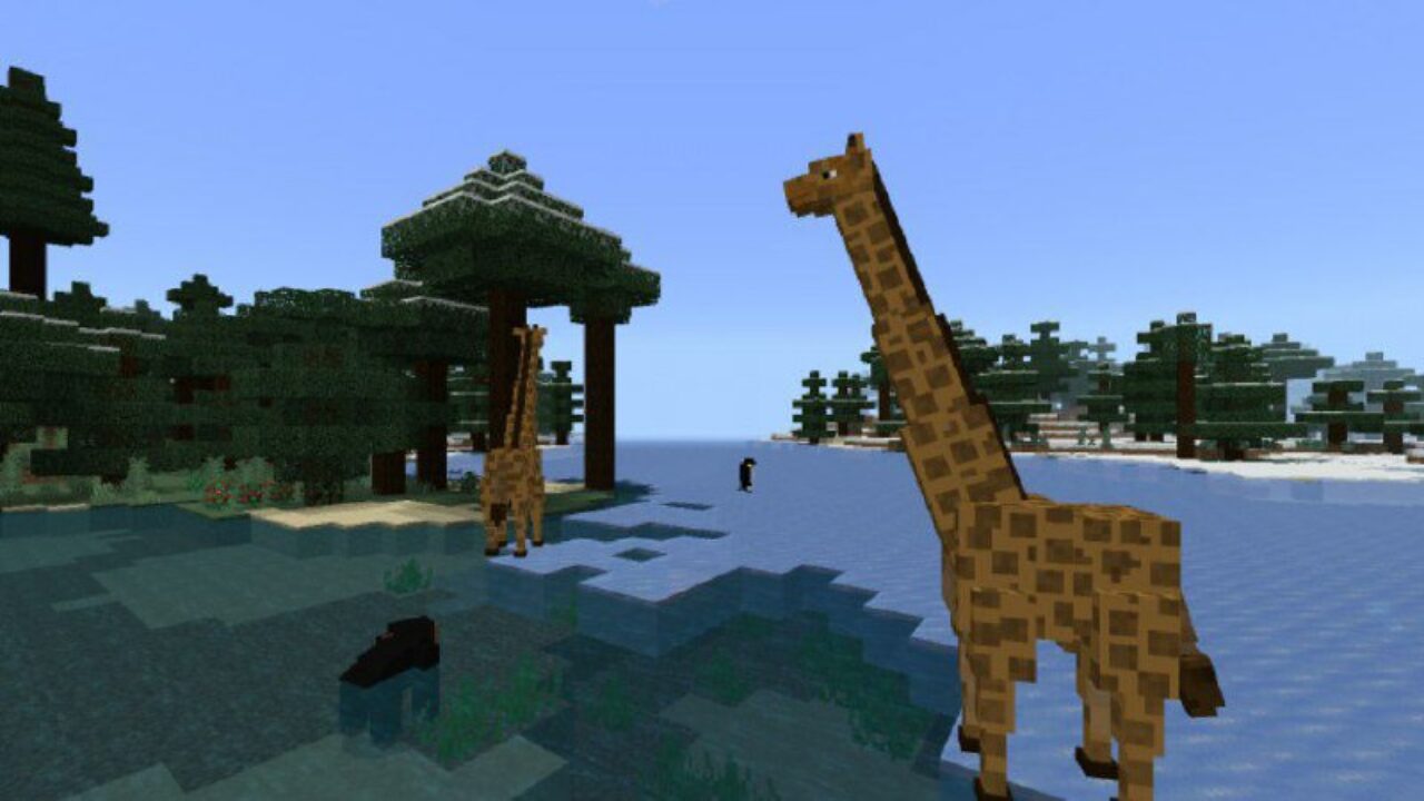 Giraffe from Mole Mod for Minecraft PE