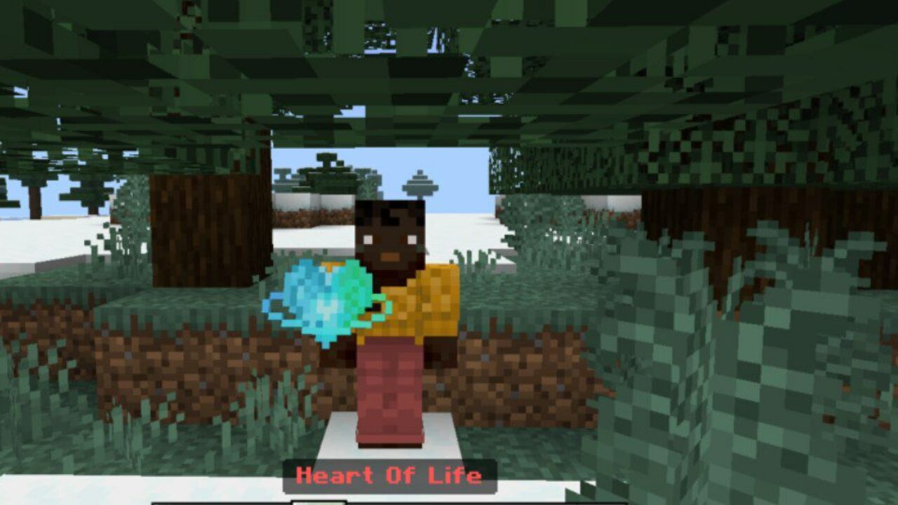 Hearth of Life from Lifesteal Mod for Minecraft PE