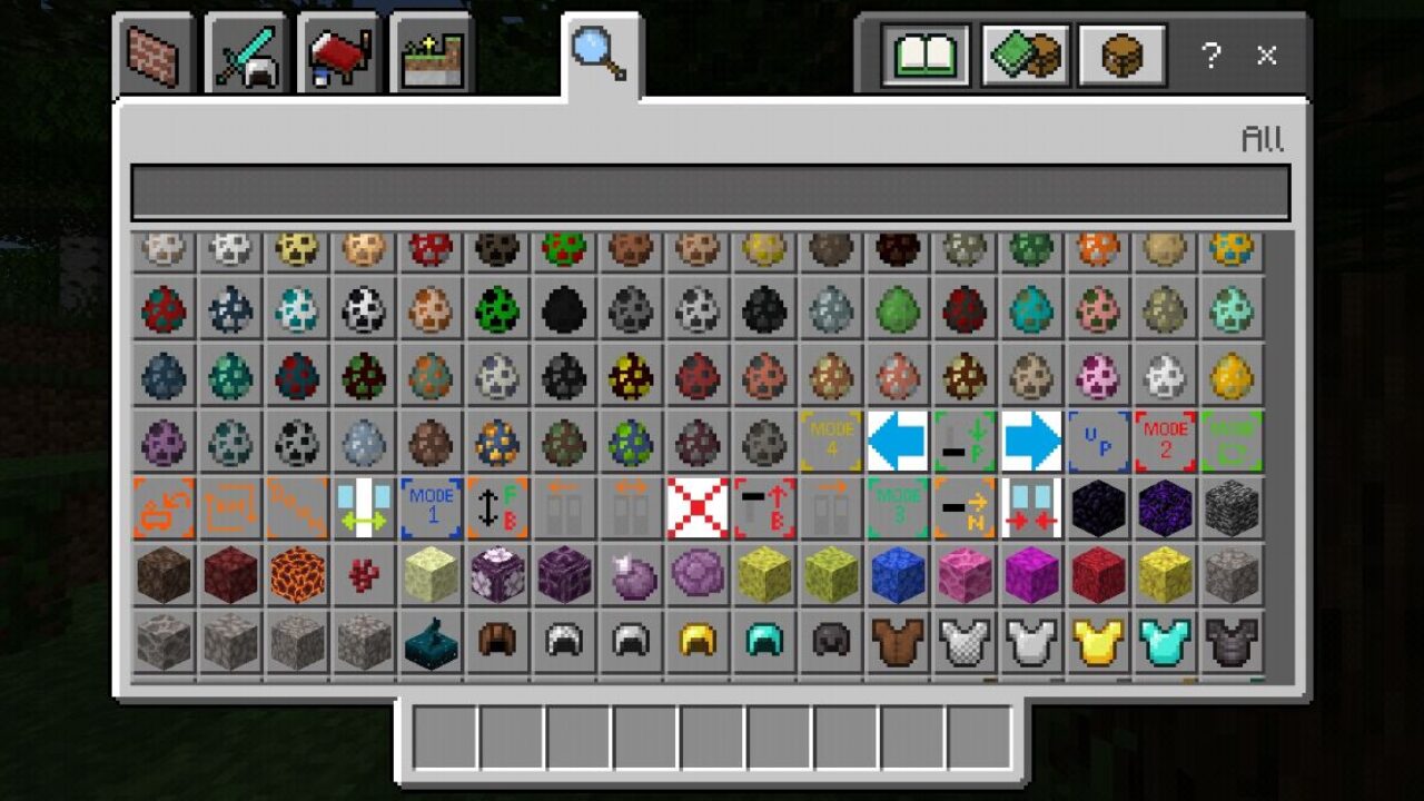 Inventory from KTM 5 Tram Mod for Minecraft PE