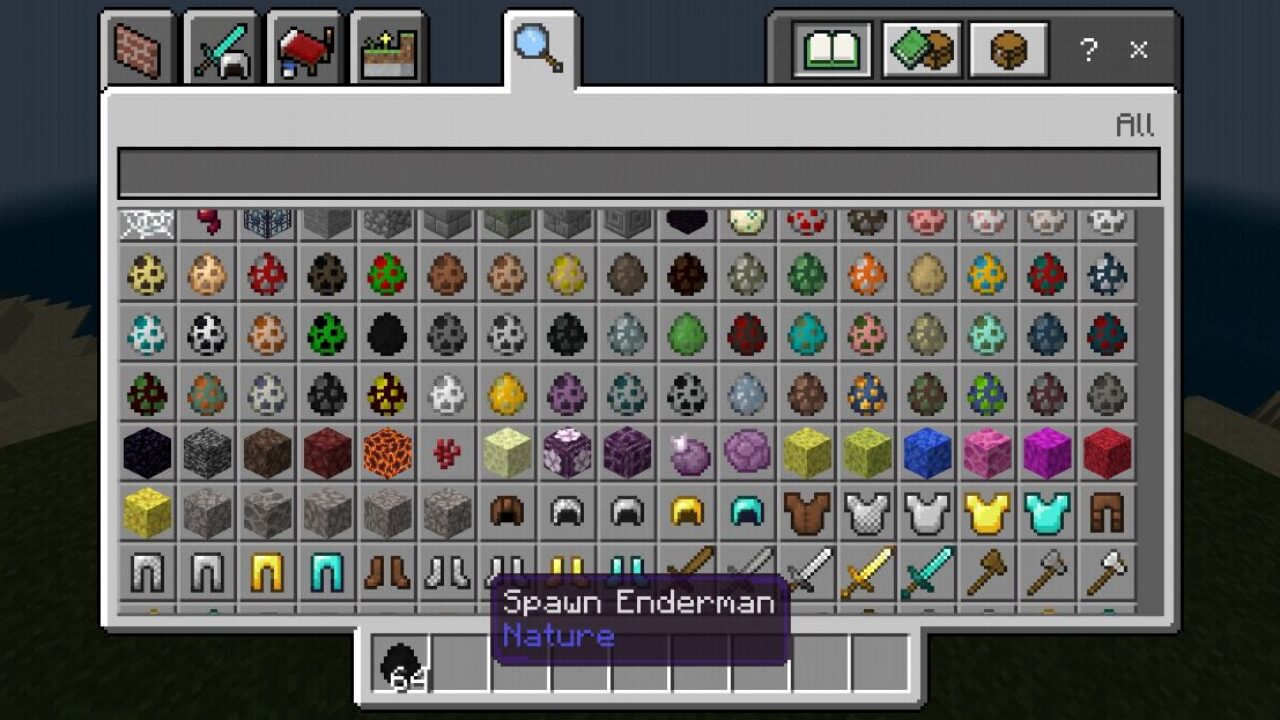 Inventory from Poppy Playtime 1 Texture Pack for Minecraft PE