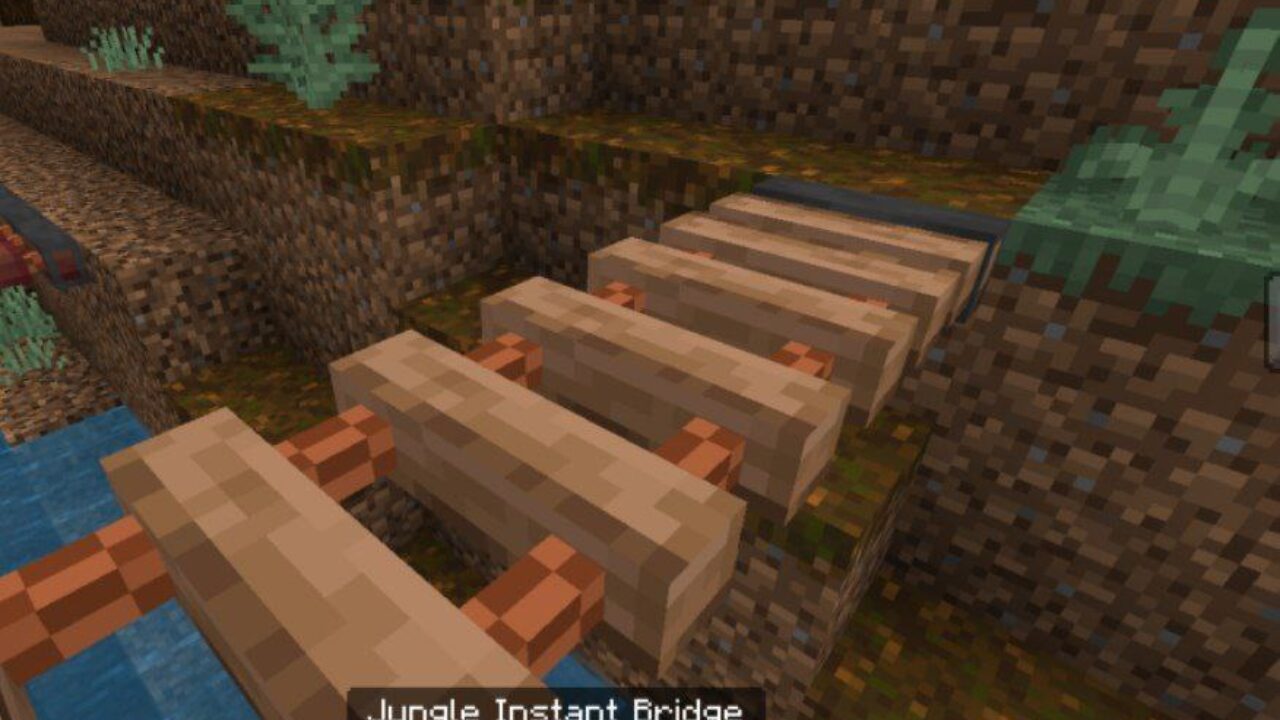 Jungle from Instant Bridge Mod for Minecraft PE