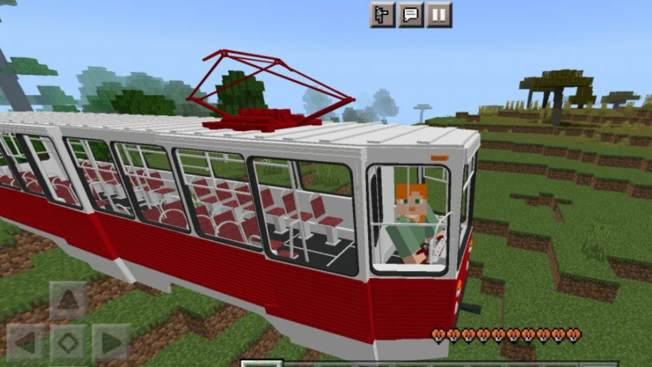 KTM 5 Tram Mod for Minecraft PE