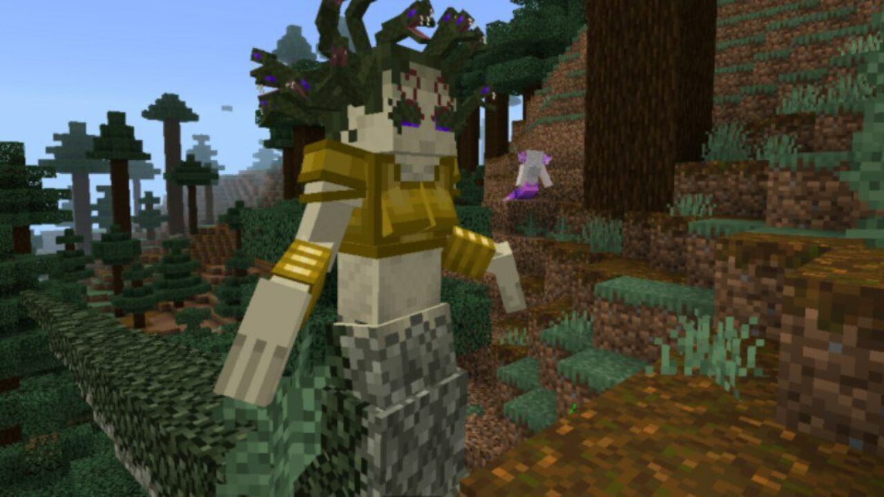 Medusa from Ceberus Mod for Minecraft PE