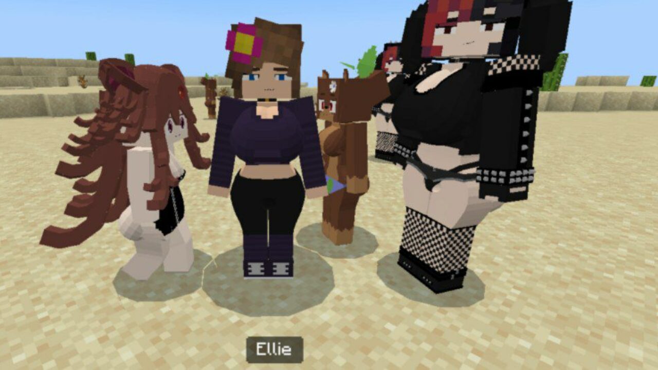 More Girls from Slime Girl Mod for Minecraft PE