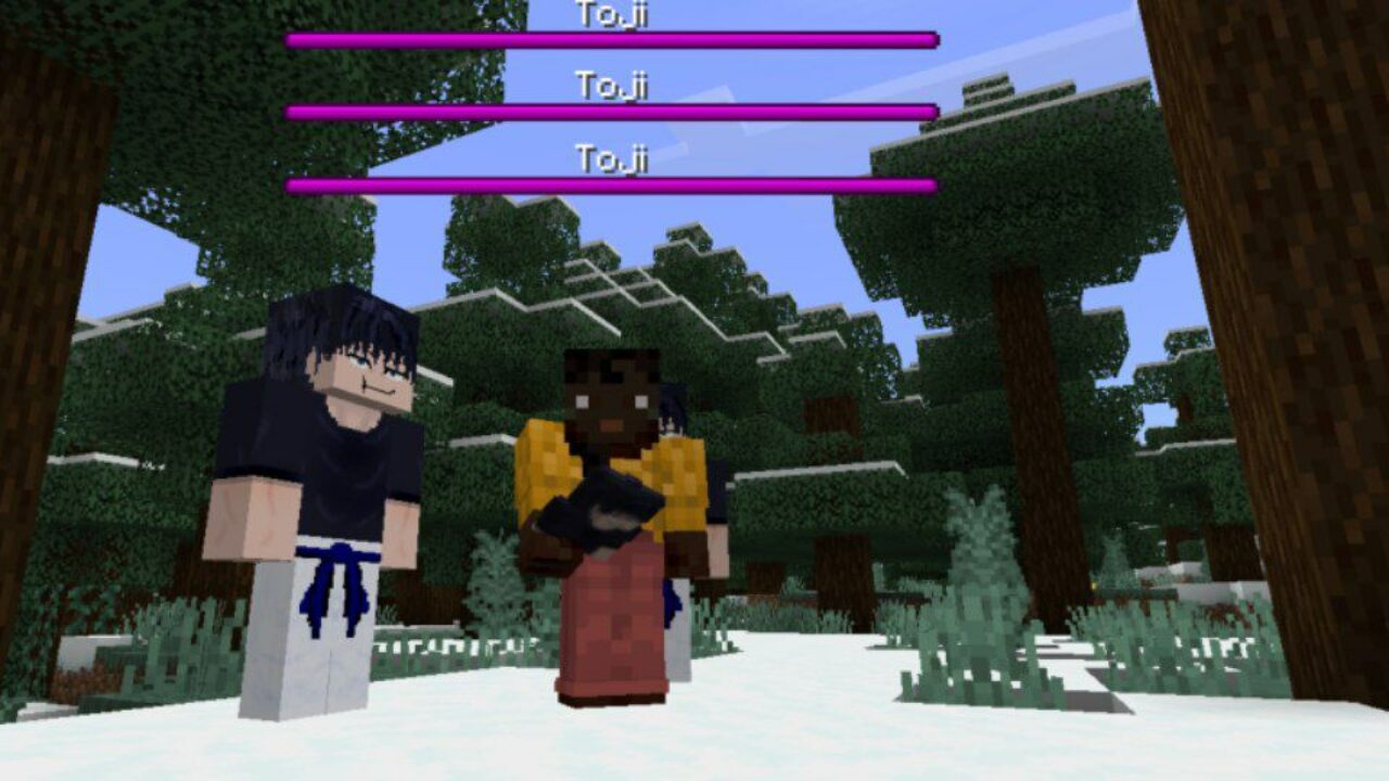 New Character from Toji Fushiguro Mod for Minecraft PE