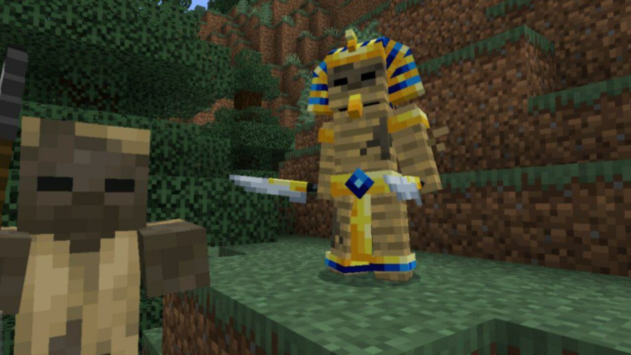 New Dangers from Mummy Boss Mod for Minecraft PE