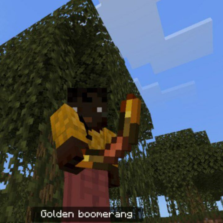 Old Boomerangs Mod for Minecraft PE