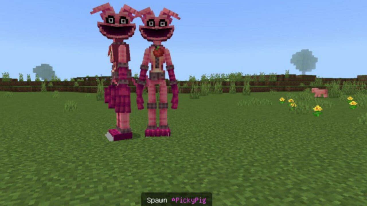 Picky Pig from Poppy Playtime 3 Mod for Minecraft PE