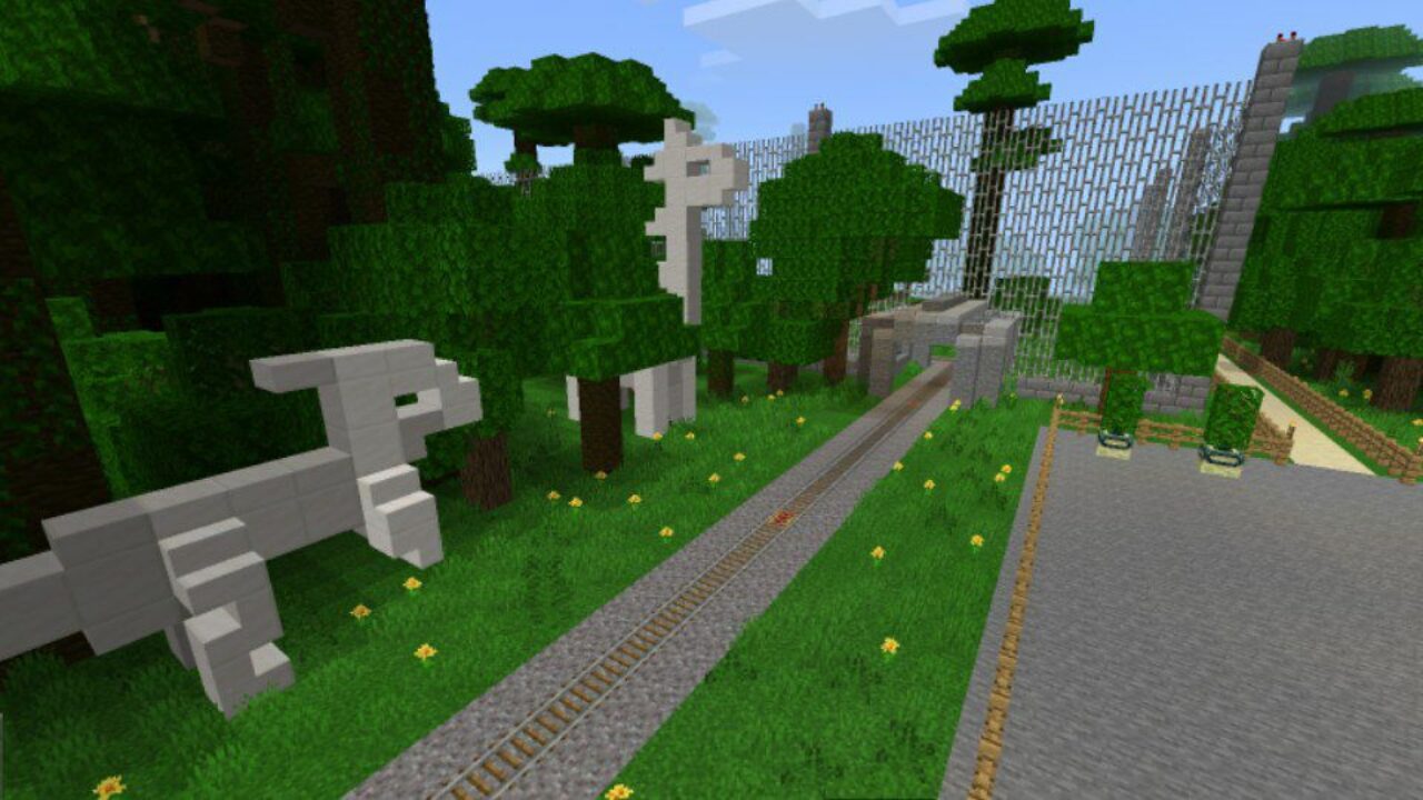 Prehistoric Park Map for Minecraft PE