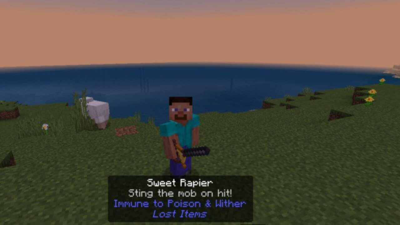 Rapier from Lost Items Mod for Minecraft PE