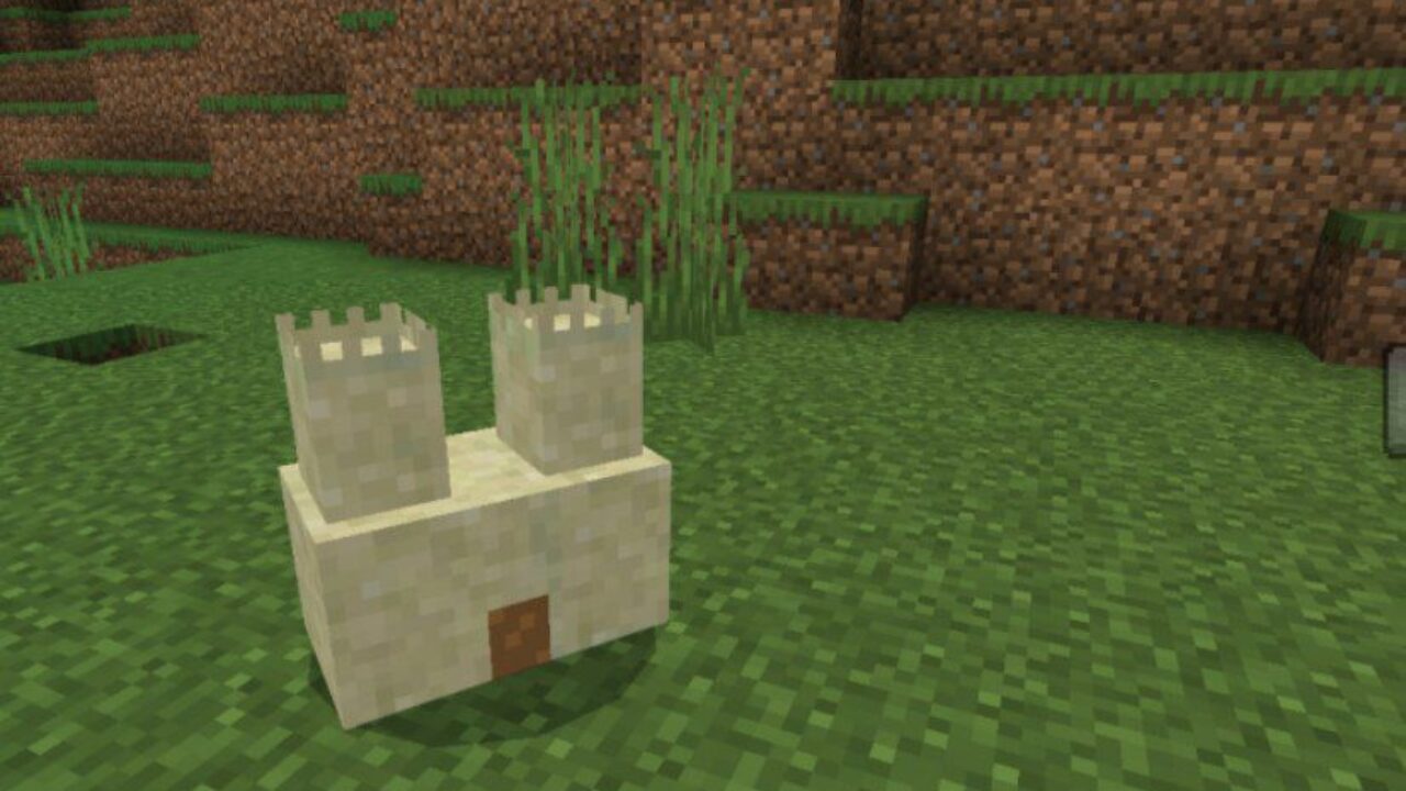 Sand Castle from Household Furniture Mod for Minecraft PE