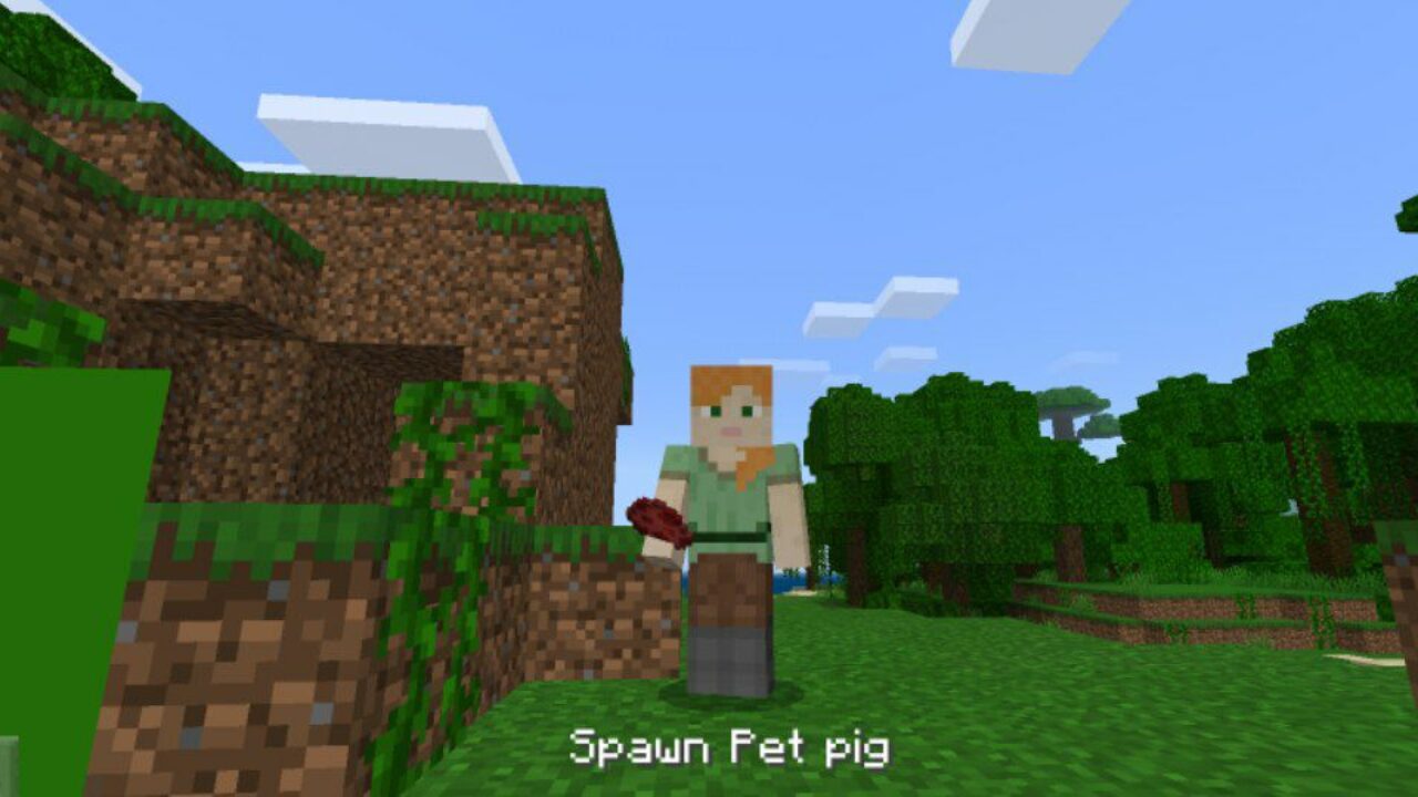 Spawn Egg from Pig Mod for Minecraft PE