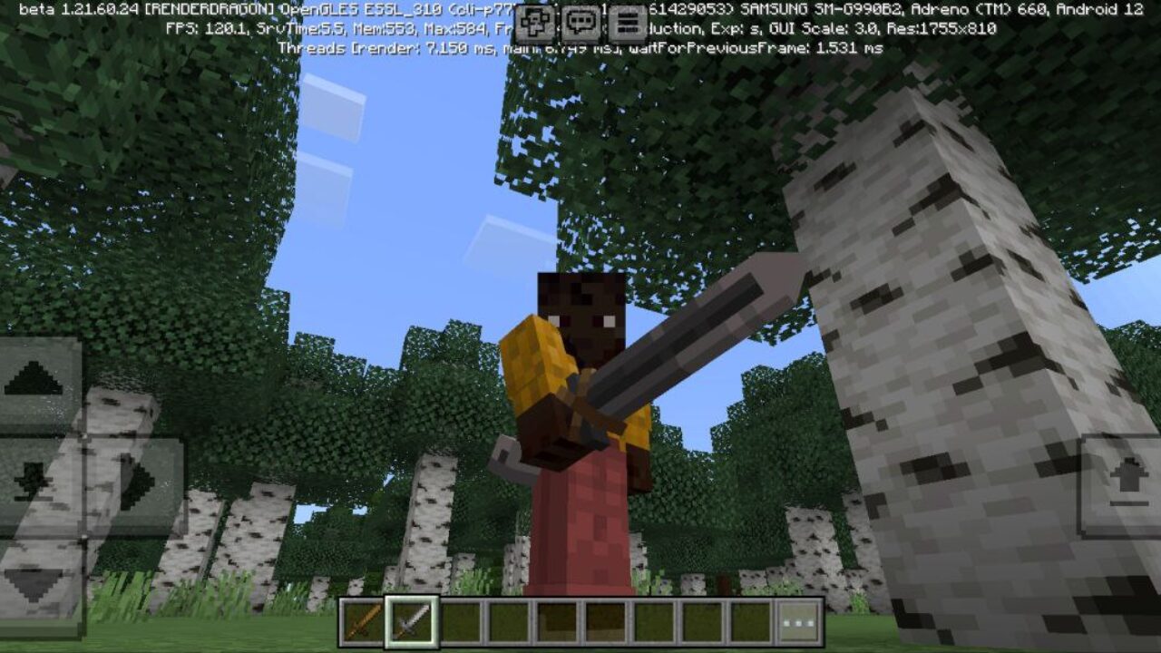 Vanilla from 3D Texture Pack for Minecraft PE