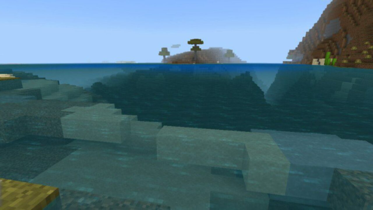 Water from Waves Texture Pack for Minecraft PE