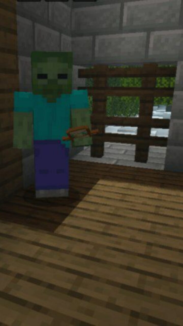 Zombie from RPG Extermination Map for Minecraft PE