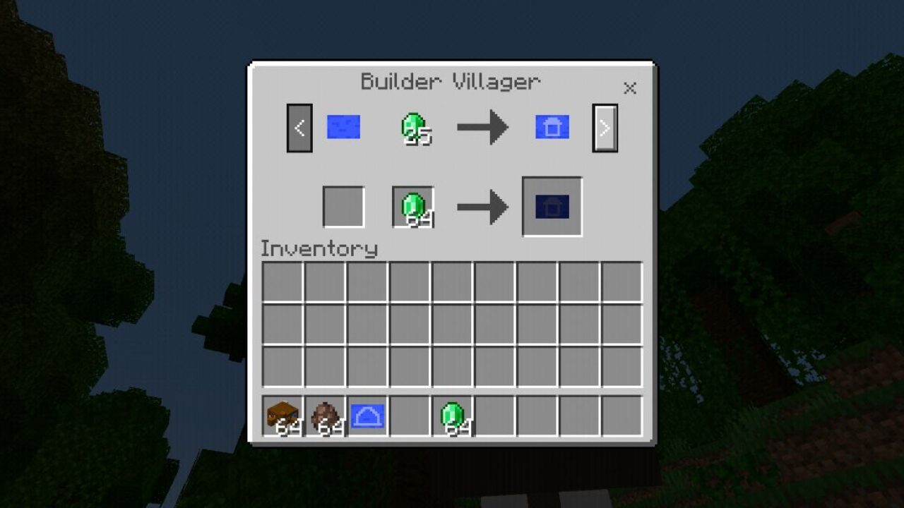 Abilities from Villager Build House Mod for Minecraft PE