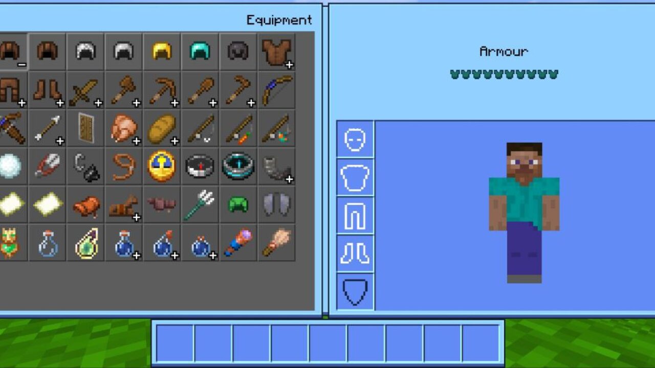 Armor from Neo UI Shader for Minecraft PE