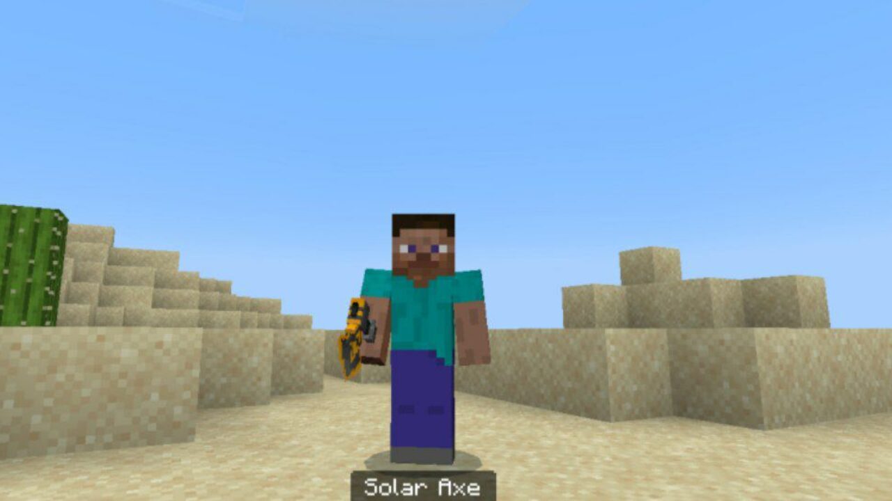 Axe from Solar Tools Mod for Minecraft PE