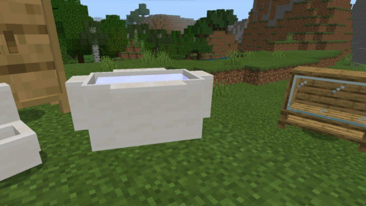 Bathroom from Technics from Furnilla Mod for Minecraft PE