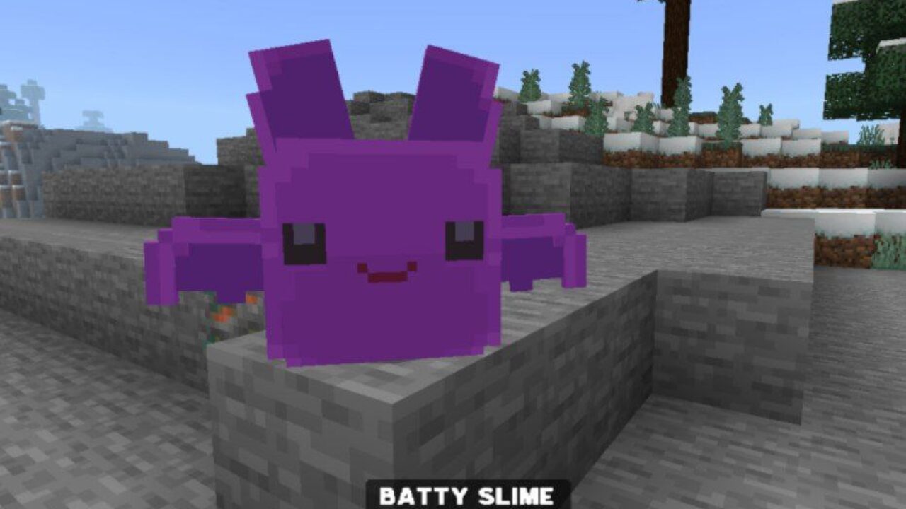 Batty Slime from Slime Rancher Mod for Minecraft PE