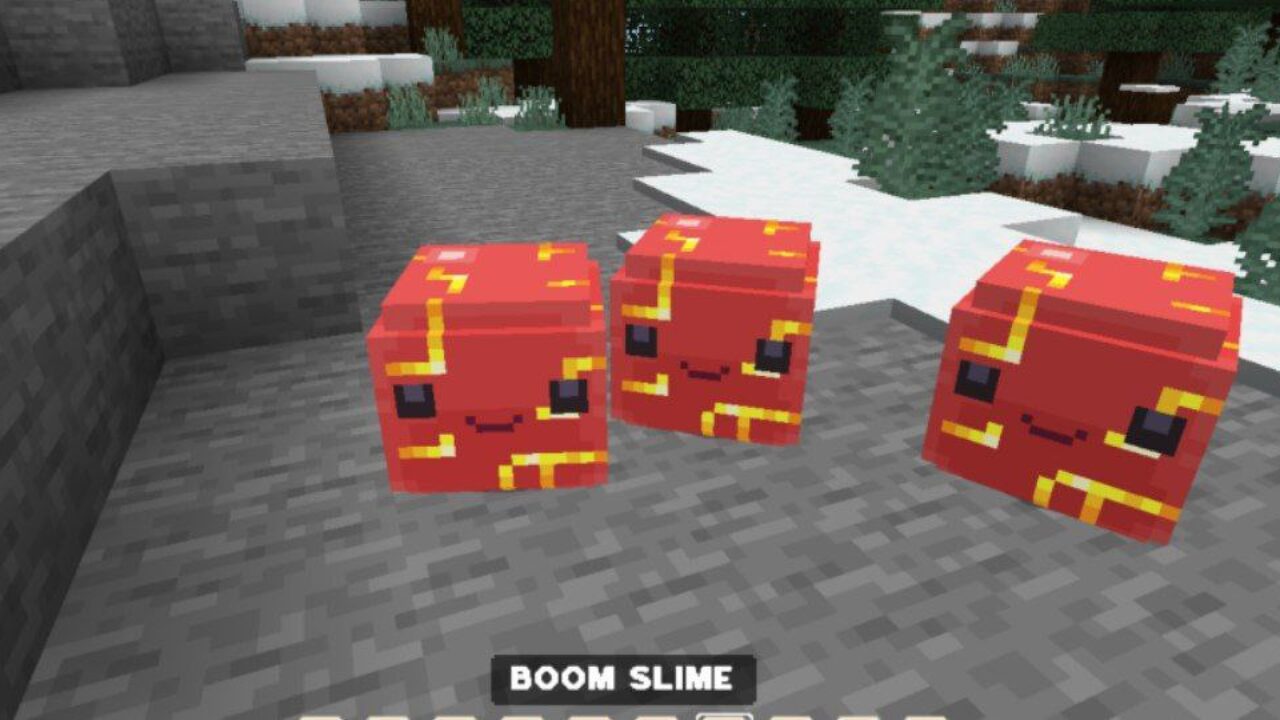 Boom Slime from Slime Rancher Mod for Minecraft PE