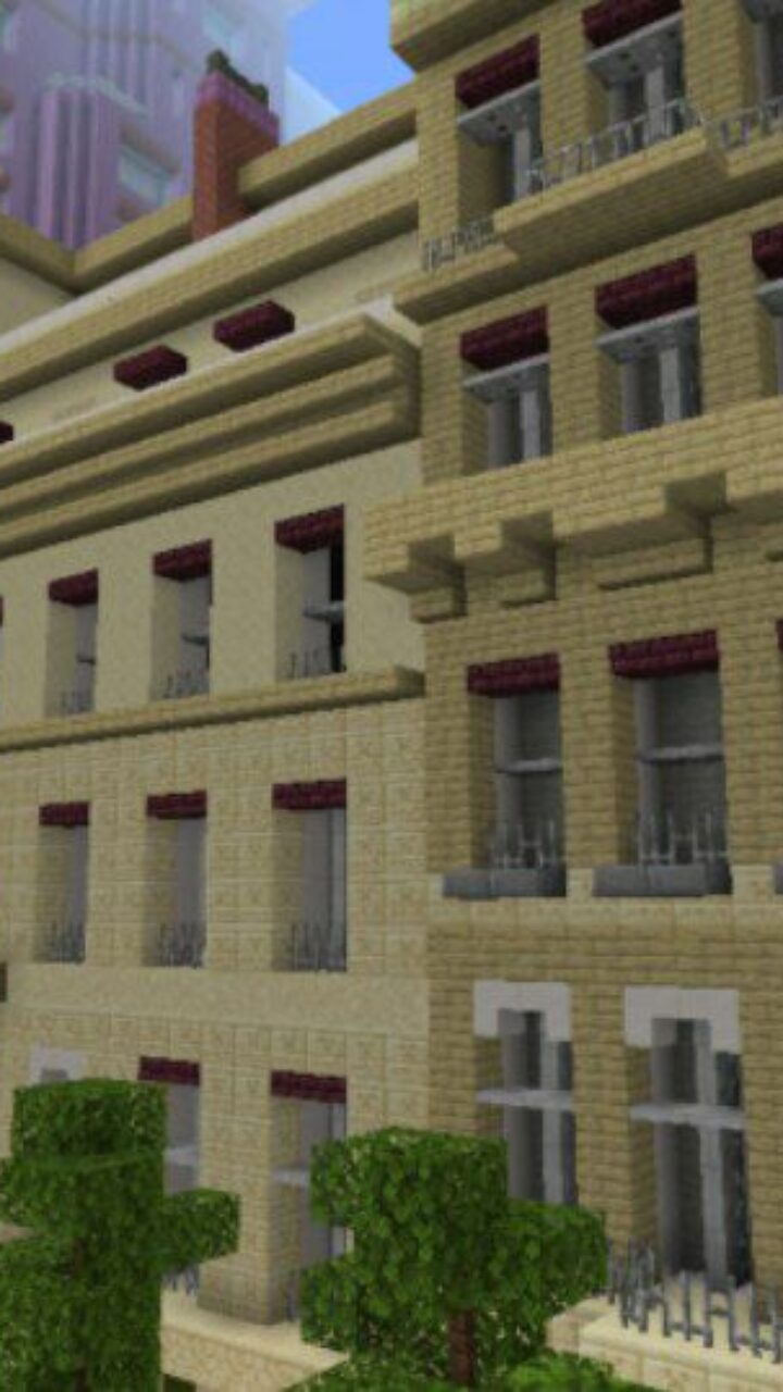 Building from Hotels City Map for Minecraft PE