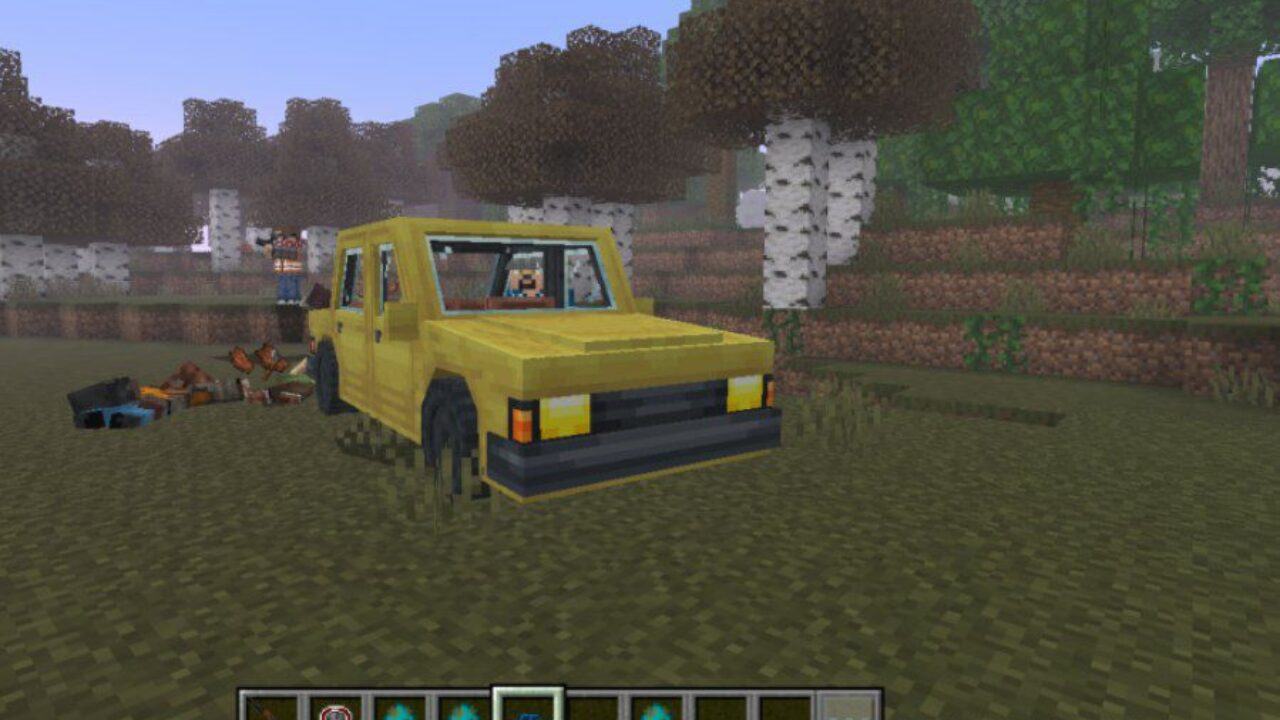 Car from Apocalypse Survival Mod for Minecraft PE