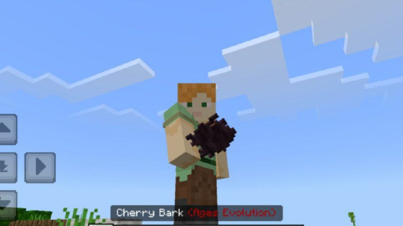 Cherry Bark from Ages Evolution Mod for Minecraft PE