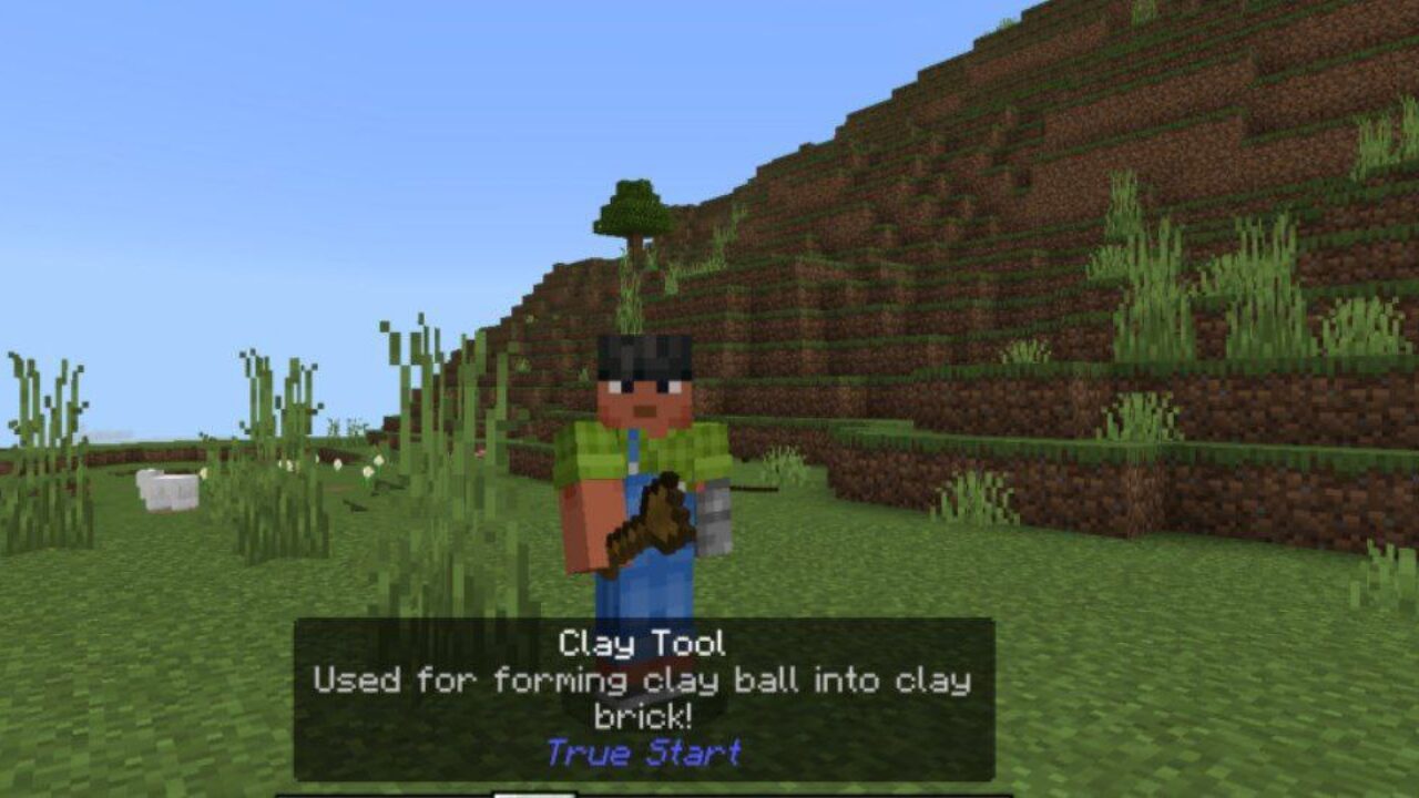 Clay Tool from True Start Mod for Minecraft PE