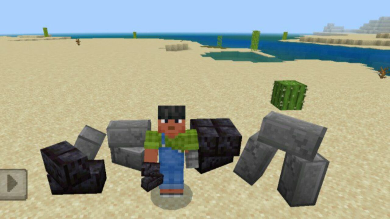 Collapsed Blocks Mod for Minecraft PE