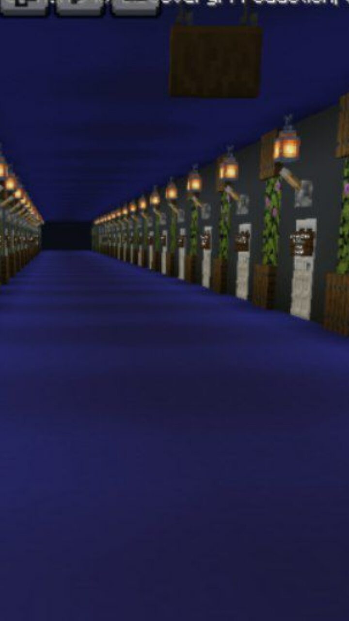 Corridor from Achievements Map for Minecraft PE