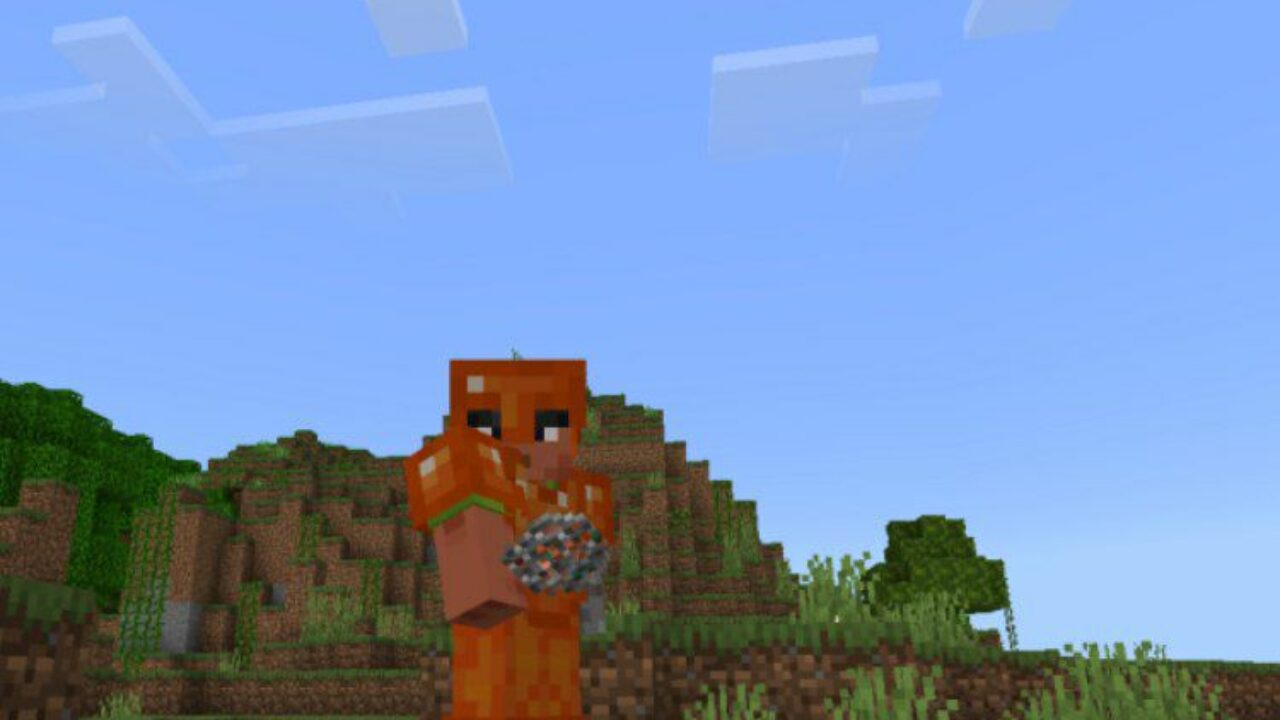 Crushed Copper from Craft Mod for Minecraft PE