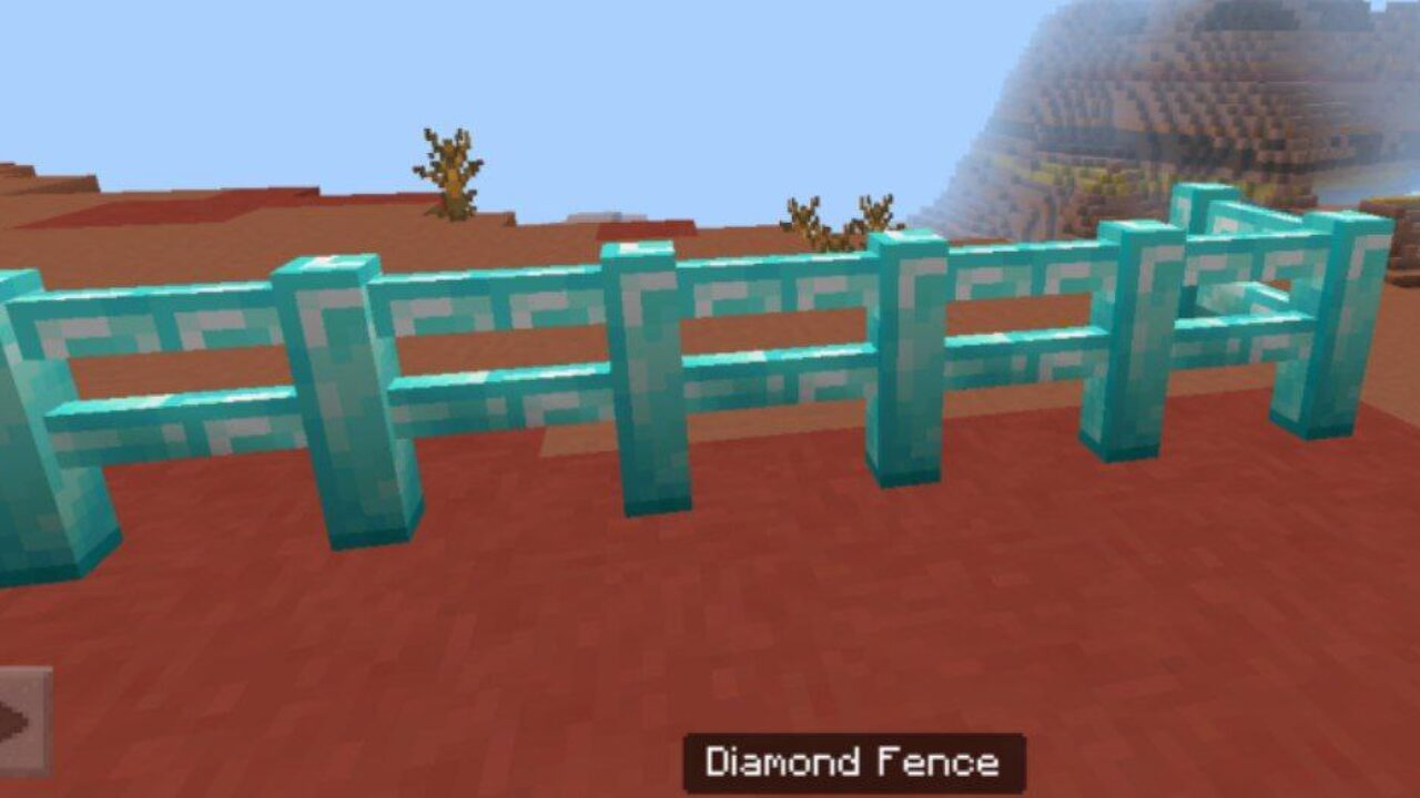 Diamond from More Fences Mod for Minecraft PE