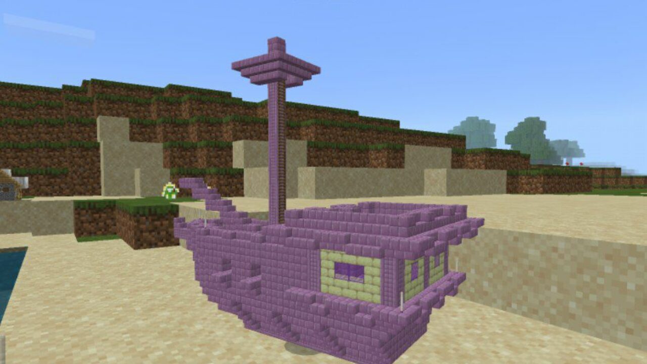 End Ship from Small House Mod for Minecraft PE