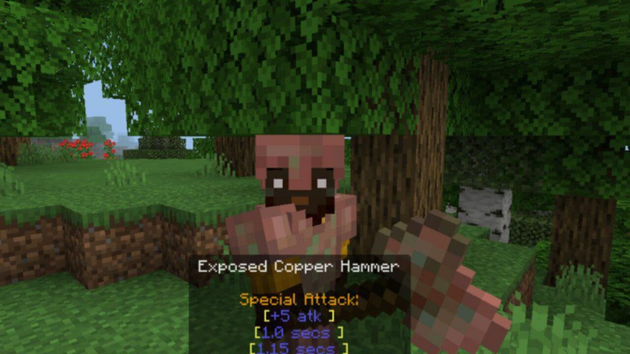 Exposed from Copper Mod for Minecraft PE