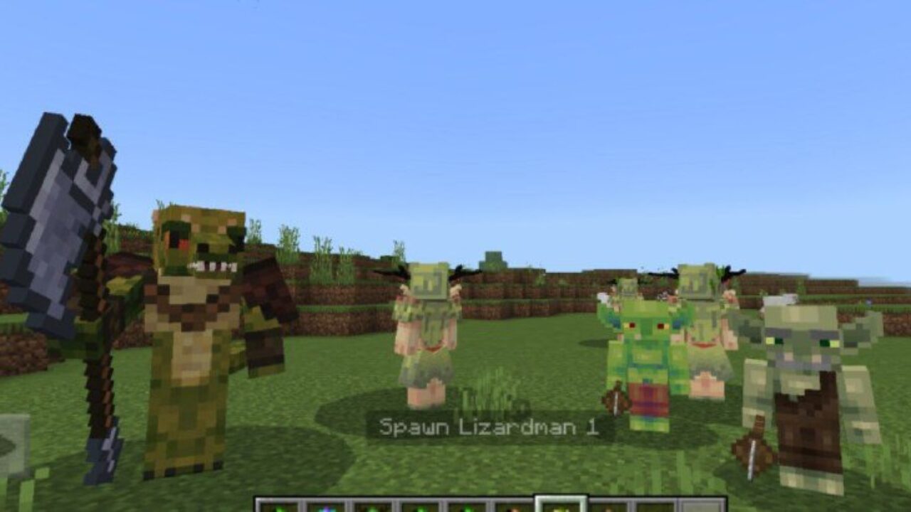 Fantasy from Forest Mobs Mod for Minecraft PE