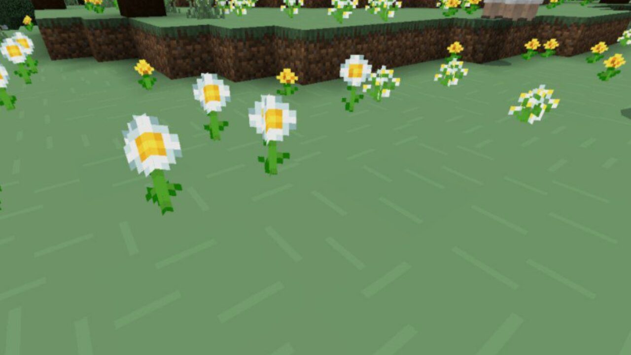 Flowers from 4 x 4 Texture Pack for Minecraft PE