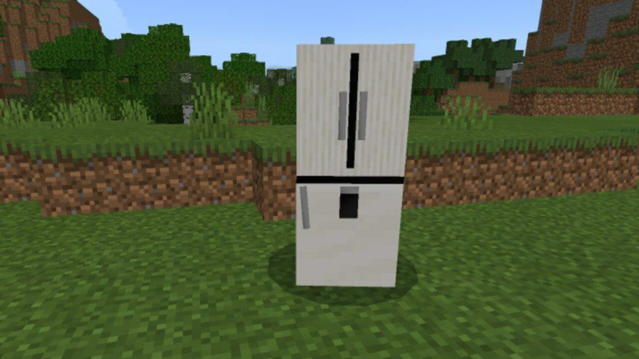 Fridge from Technics from Furnilla Mod for Minecraft PE