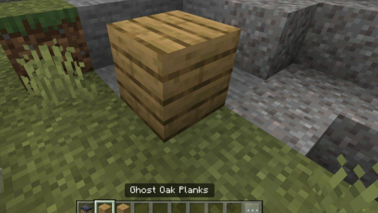 Ghost Planks from Secret House Mod for Minecraft PE