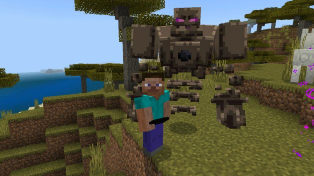 Golem Boss Mod for Minecraft PE