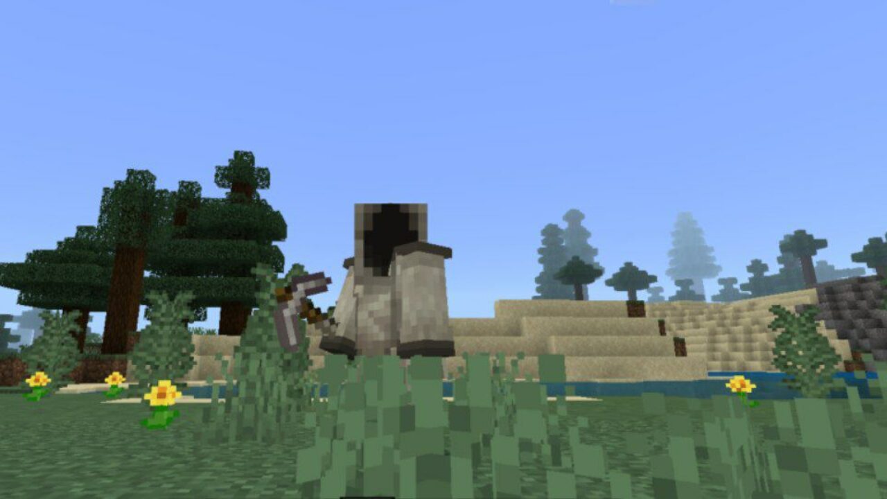 Hoe from Phantom Equipment Mod for Minecraft PE