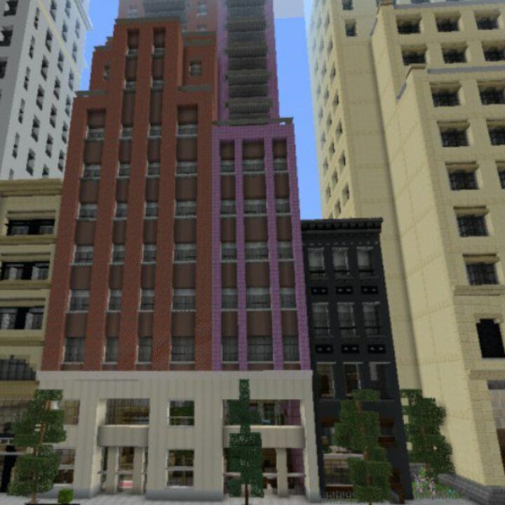 Hotels City Map for Minecraft PE