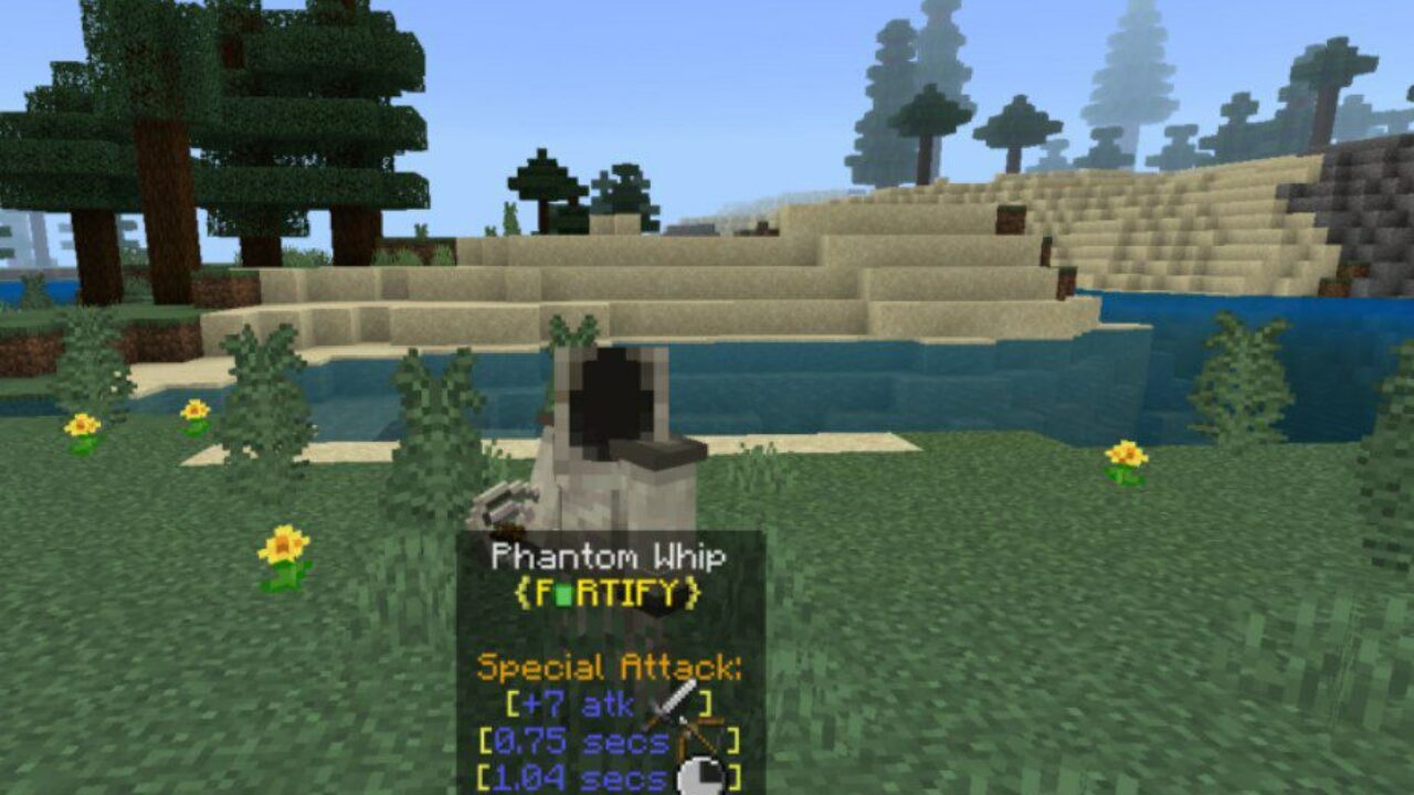 Info from Phantom Equipment Mod for Minecraft PE