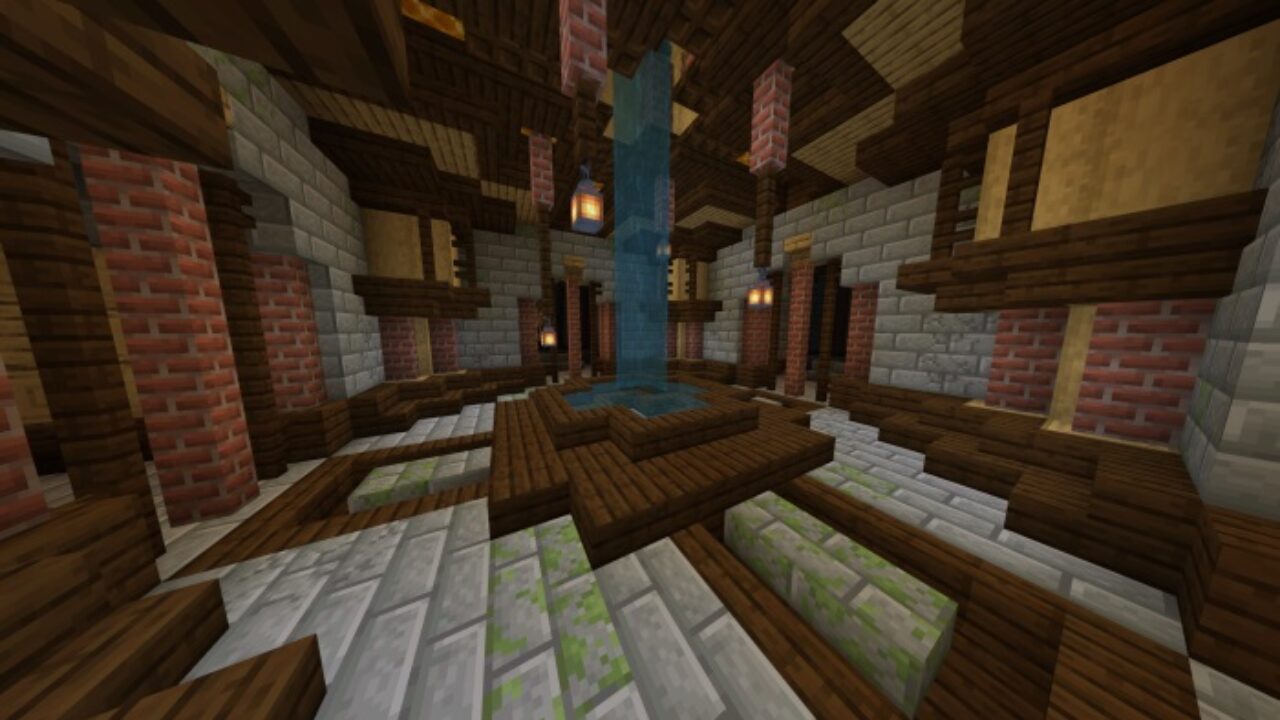 Inside from Creeping Crypts Texture Pack for Minecraft PE