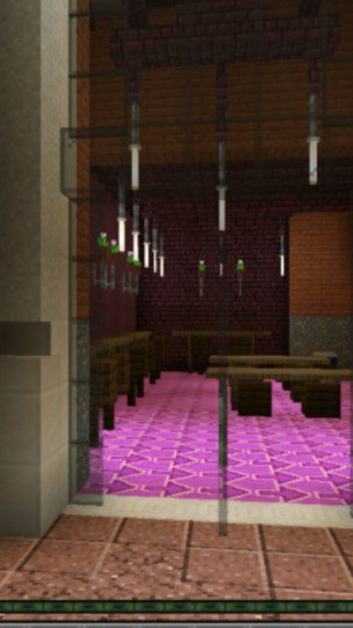 Inside from Hotels City Map for Minecraft PE