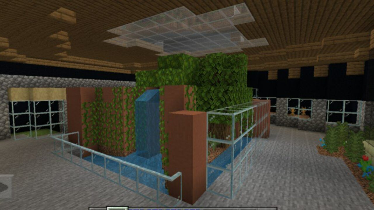 Inside from Spawn Houses Mod for Minecraft PE