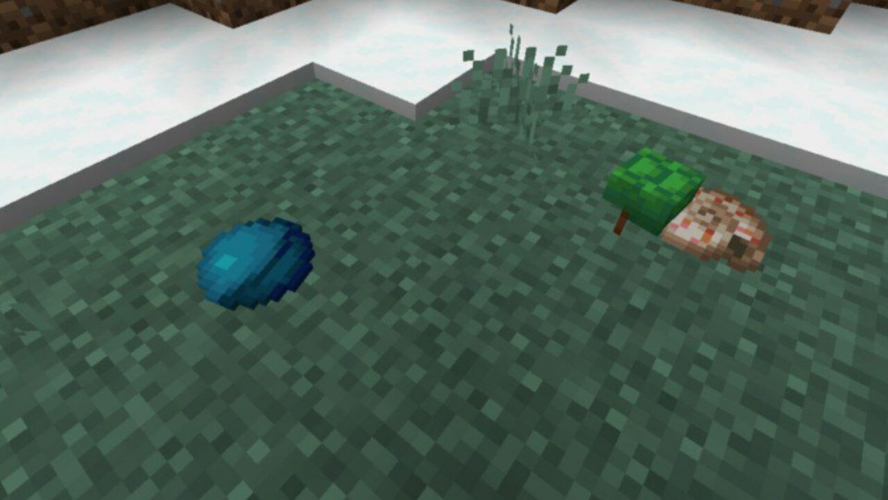 Items from Objects on the Ground Mod for Minecraft PE