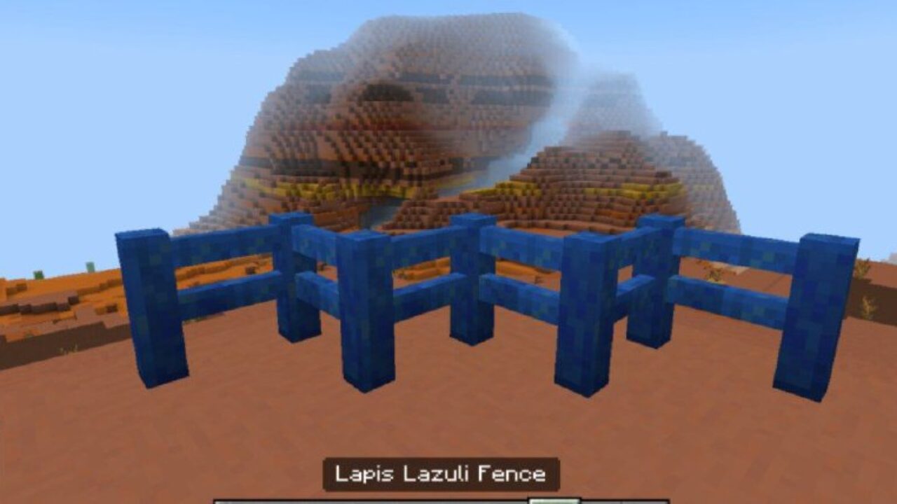 Lapis Lazuli from More Fences Mod for Minecraft PE