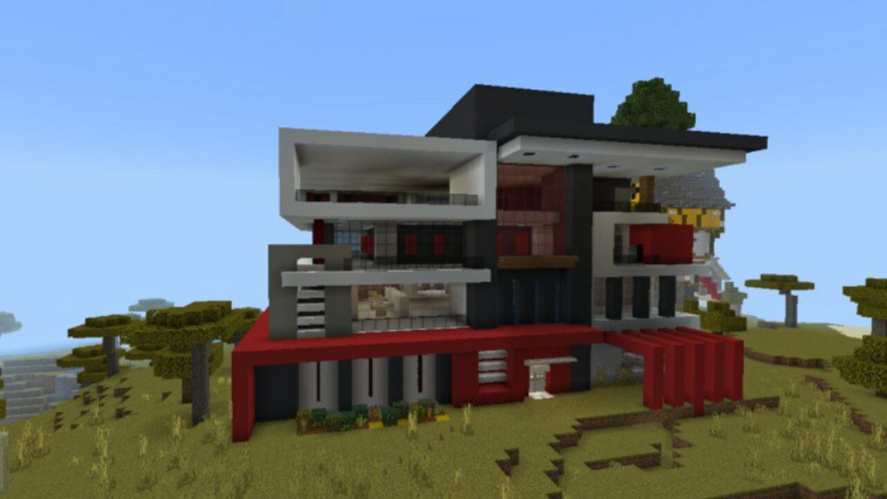 Modern from Quick House Construction Mod for Minecraft PE